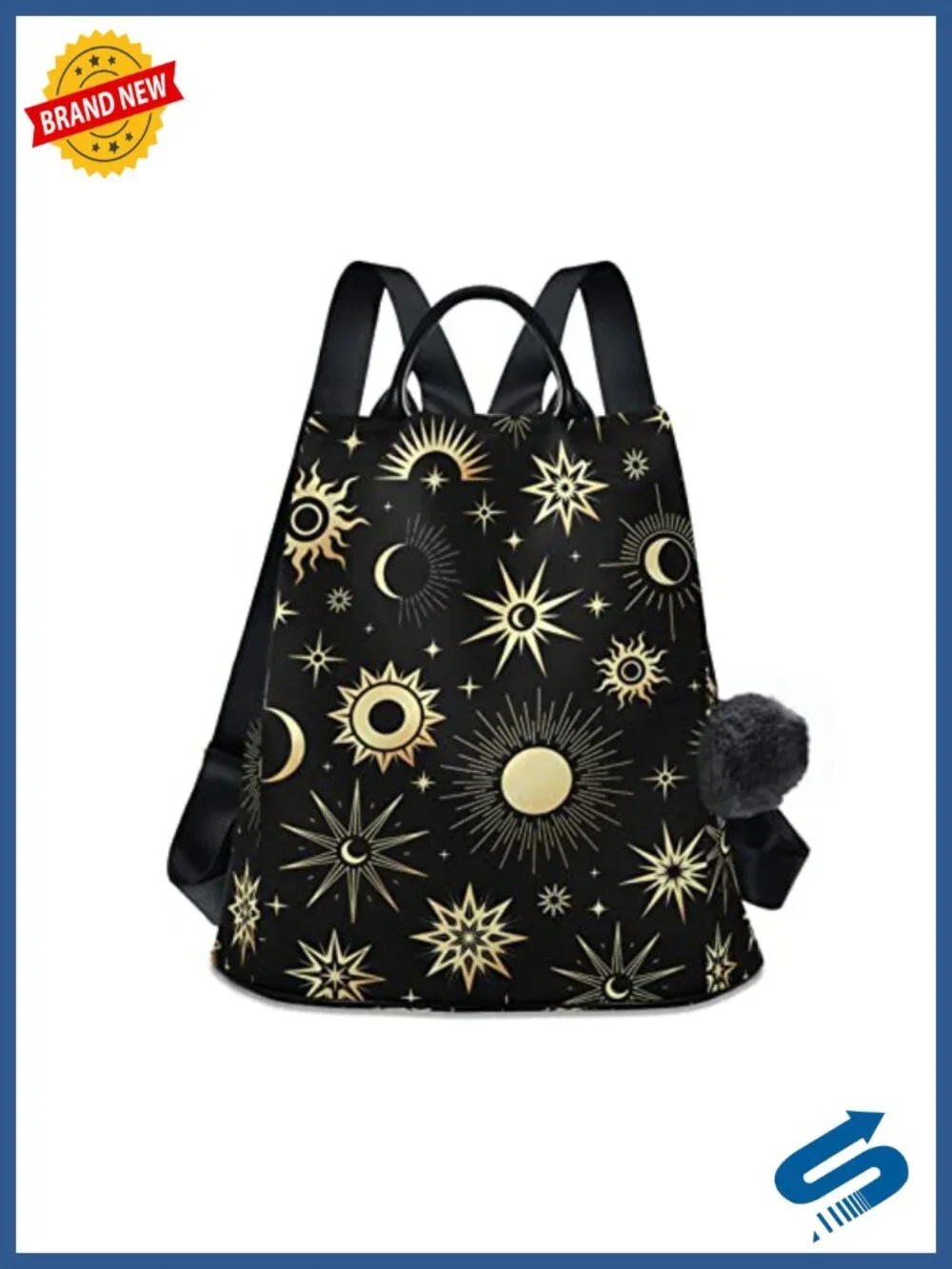 Women's Fashion Backpack Purse with Anti-Theft Zipper, Adjustable Straps, Plush